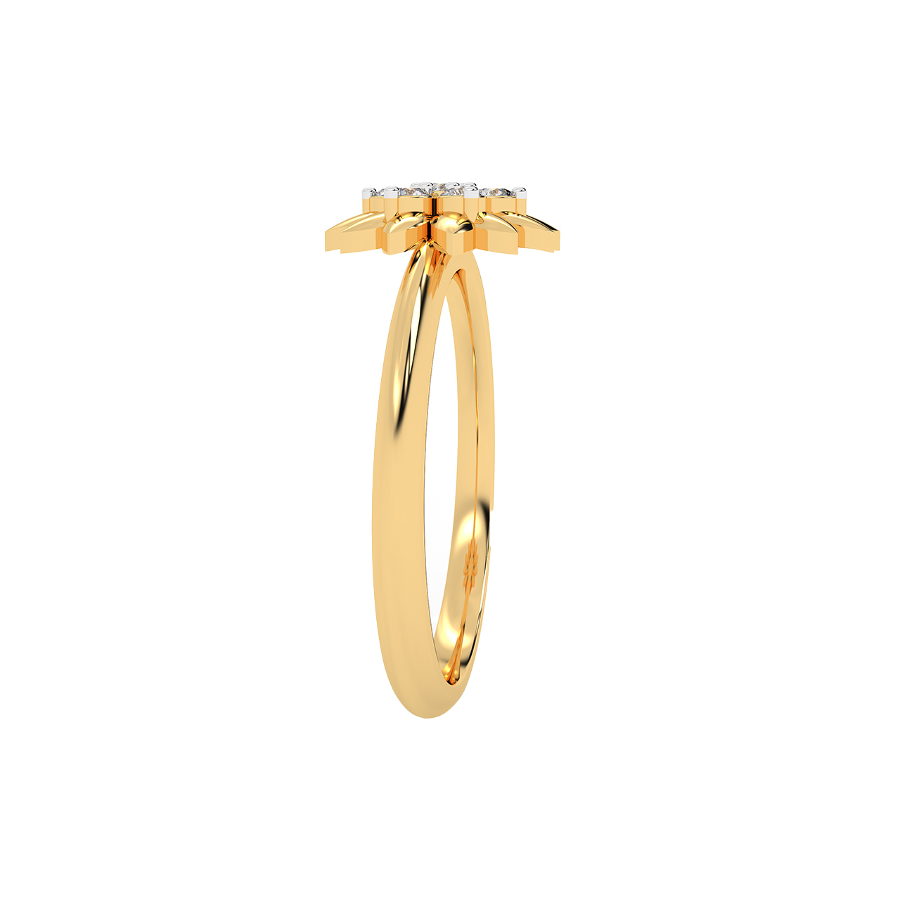 Gold Elegant Design Diamond Ring