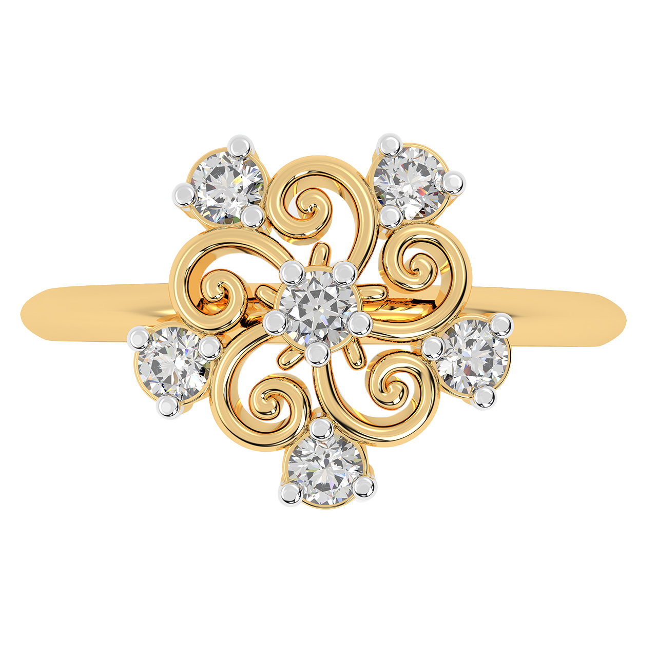 Spin In Style Diamond Ring