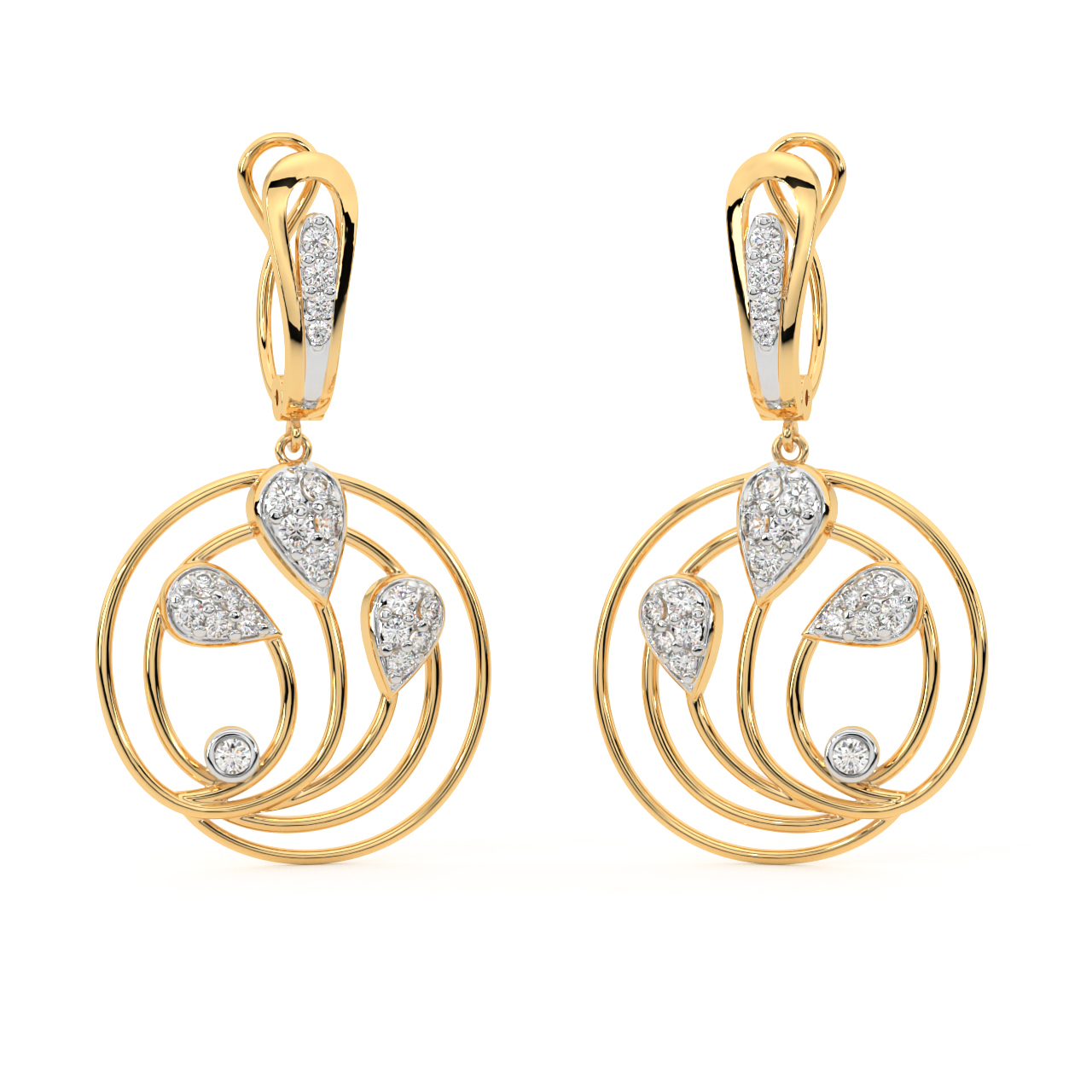 Inspired By Nature Diamond Earrings