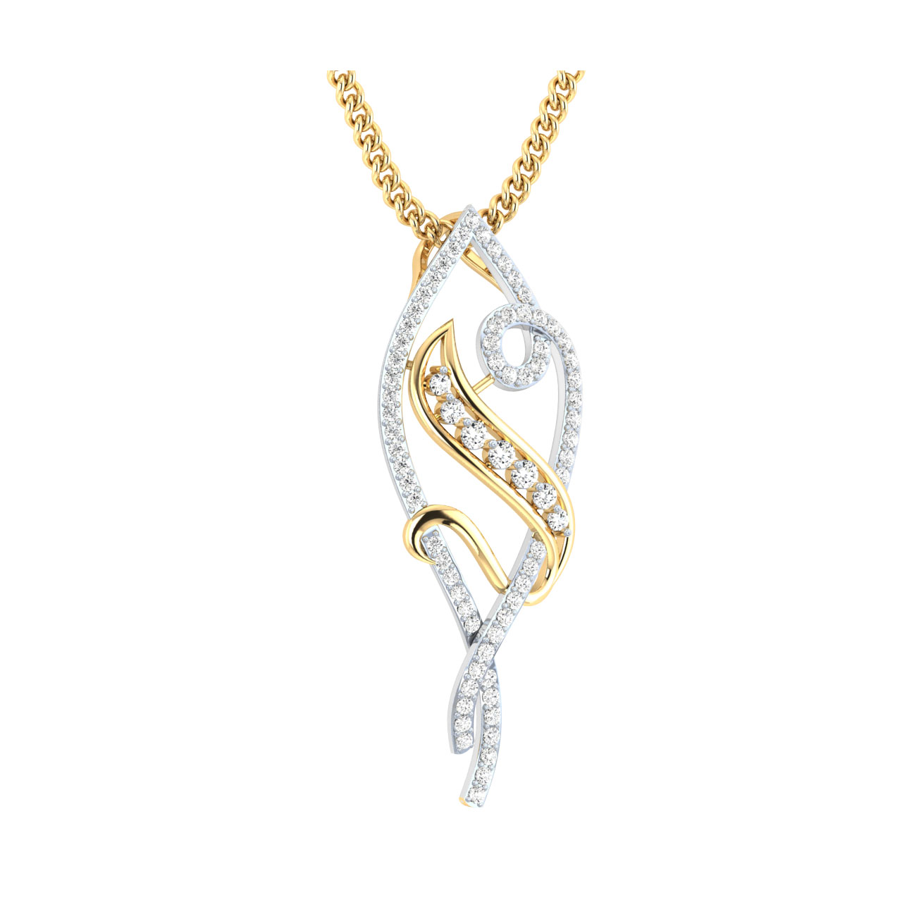 Adisa Round Diamond Pendant