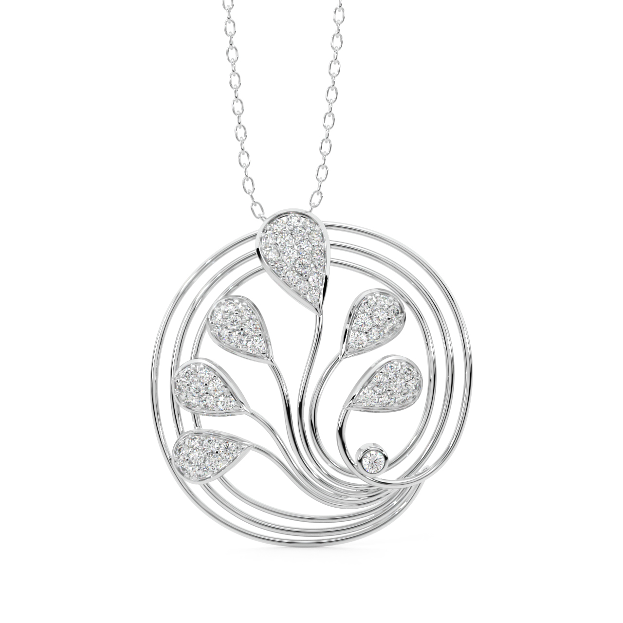 Inspired By Nature Diamond Pendant