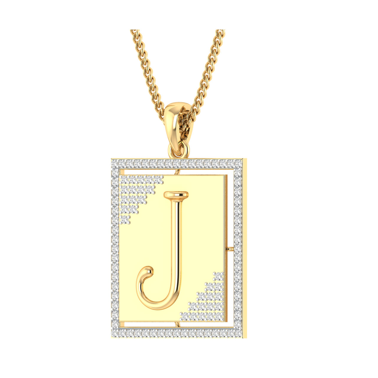 Alphabet J Pendant