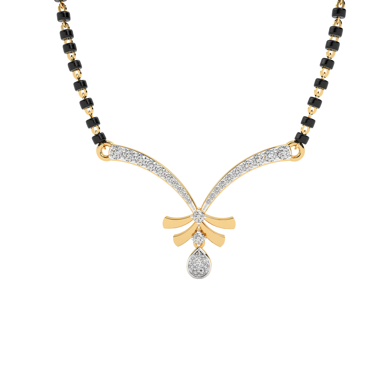 Stylish Designer Diamond Mangalsutra