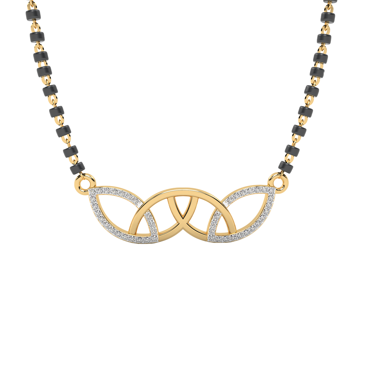 Simple But Elegant Diamond Mangalsutra