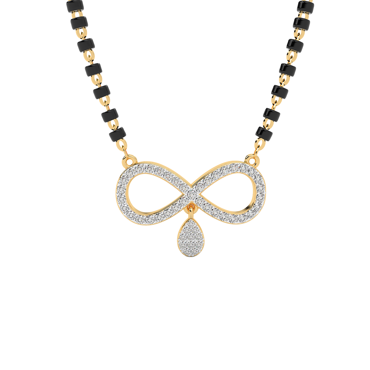 Trending Infinity Design Diamond Mangalsutra