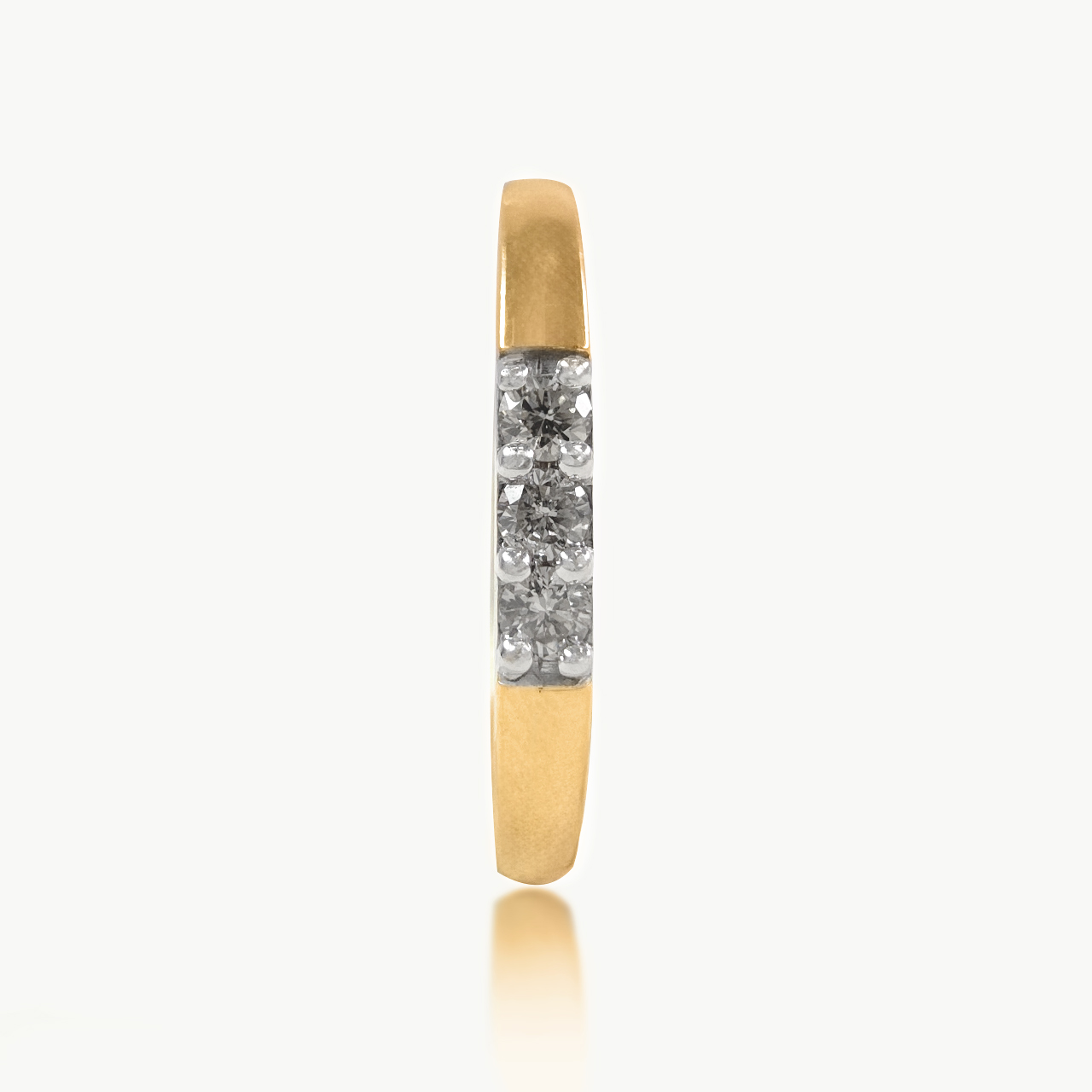 Three Stone Diamond Engagement Ring