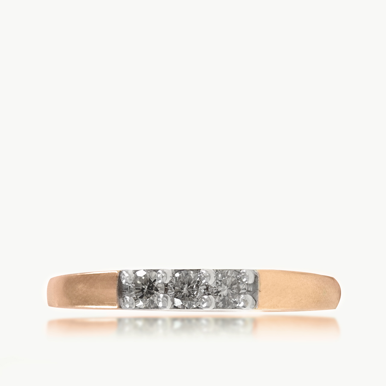 Three Stone Diamond Engagement Ring