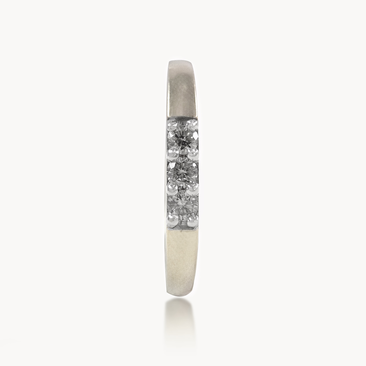 Three Stone Diamond Engagement Ring