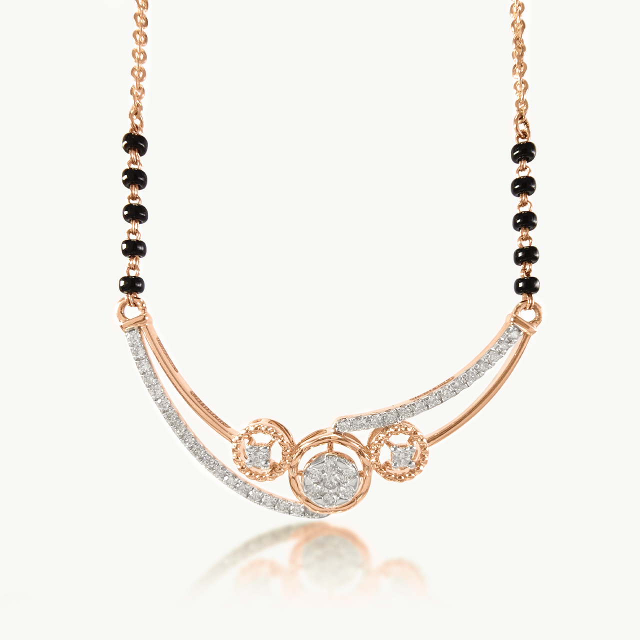 Keshini's Diamond Mangalsutra with Chain