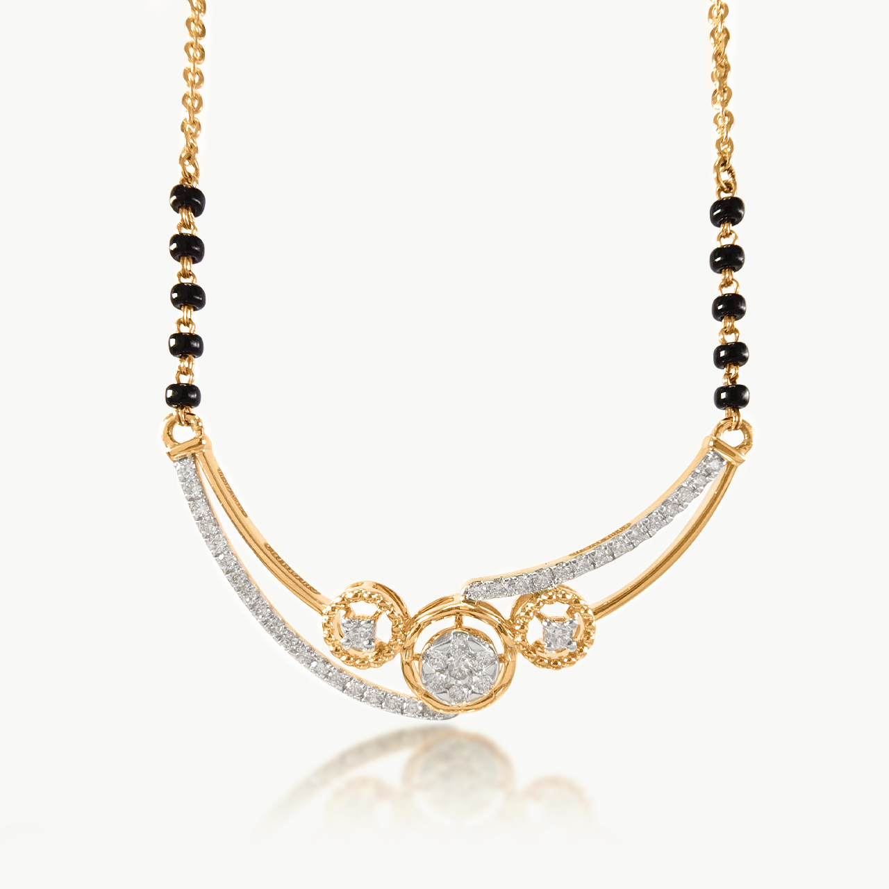 Keshini's Diamond Mangalsutra with Chain