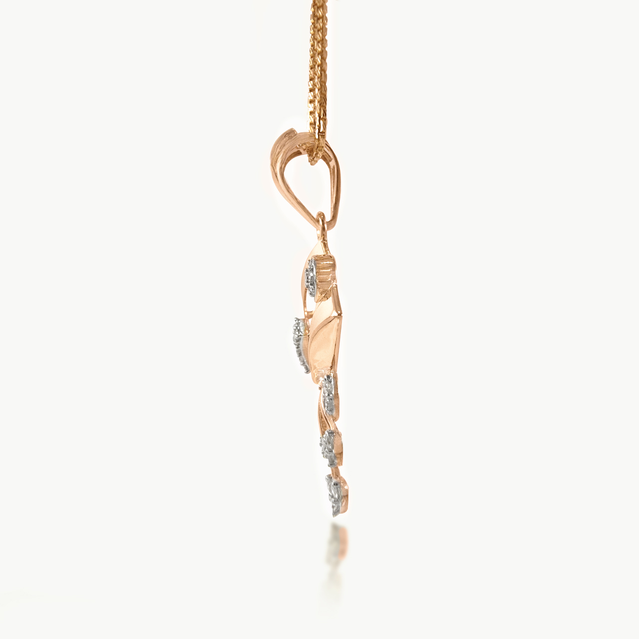 Abel Round Diamond Office Wear Pendant