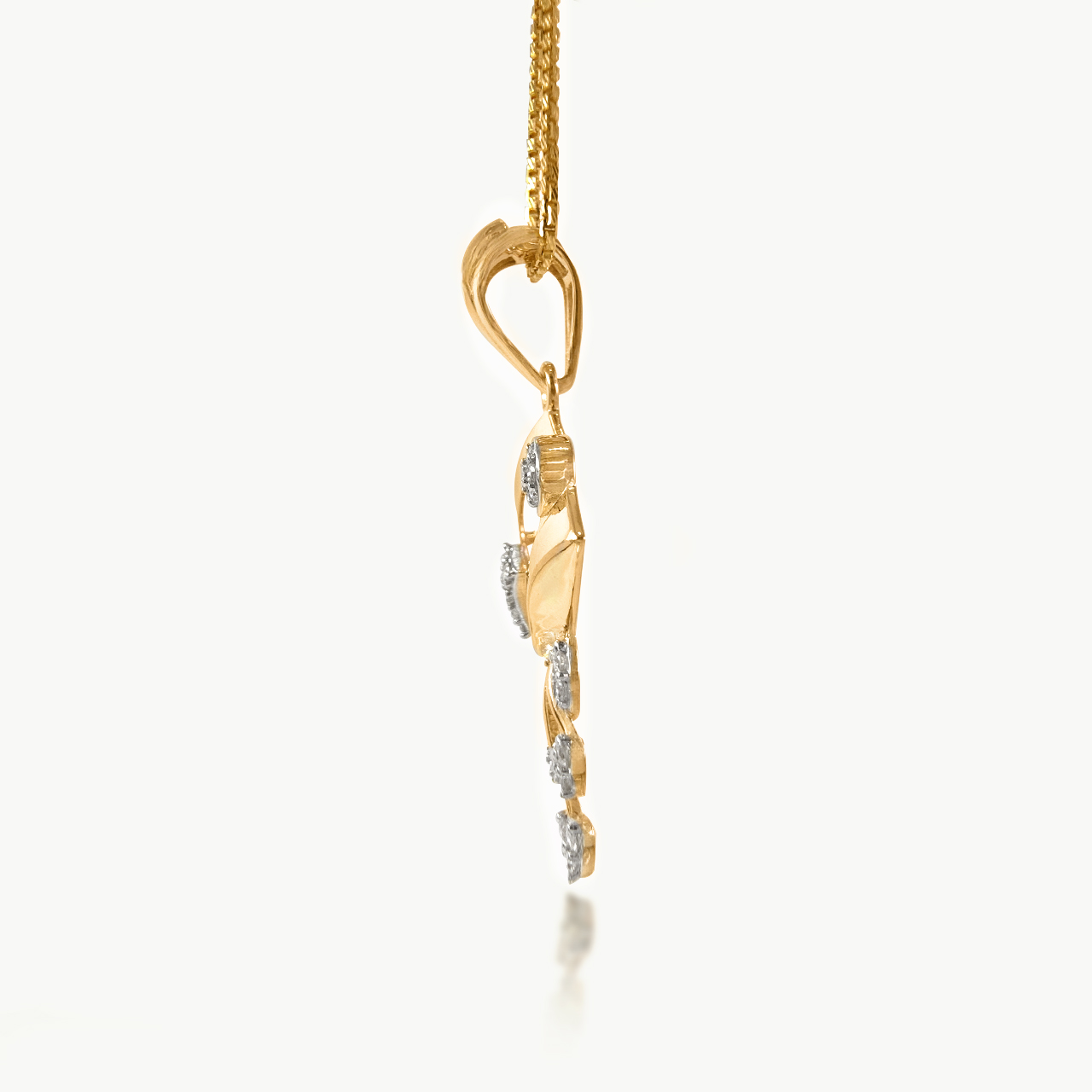Abel Round Diamond Office Wear Pendant