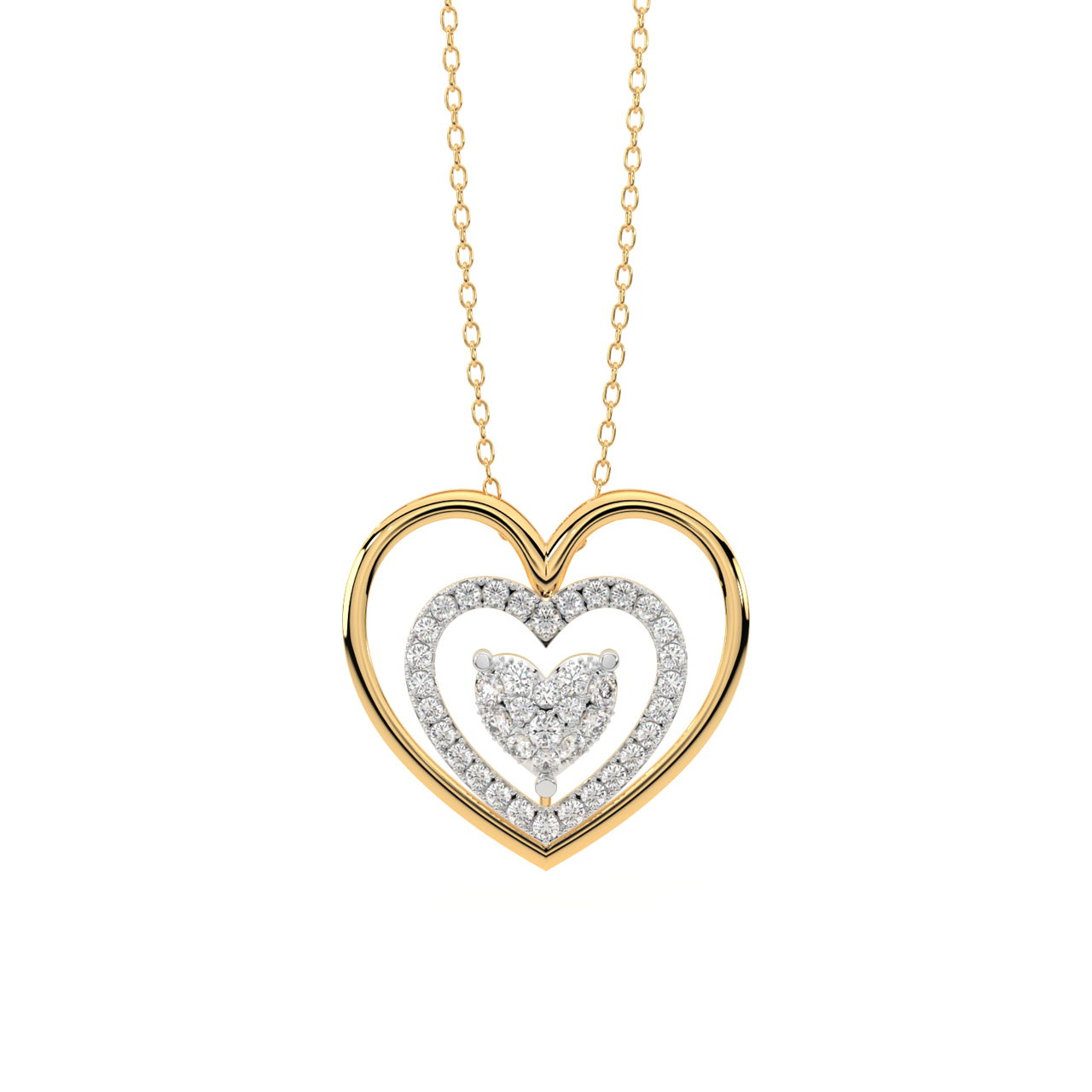 Romantic Heart Shaped Pendant