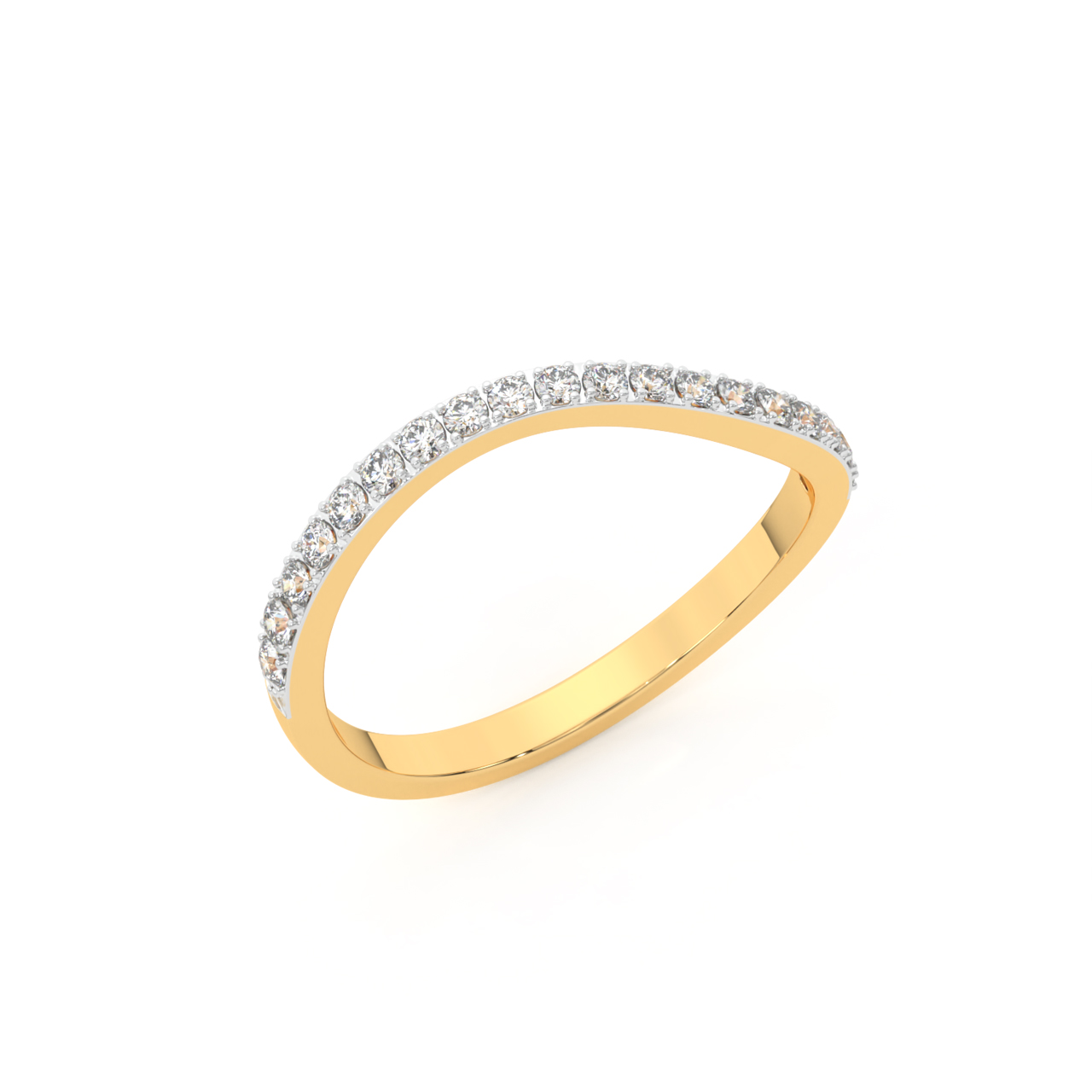 Minimalist Diamond Engagement Ring