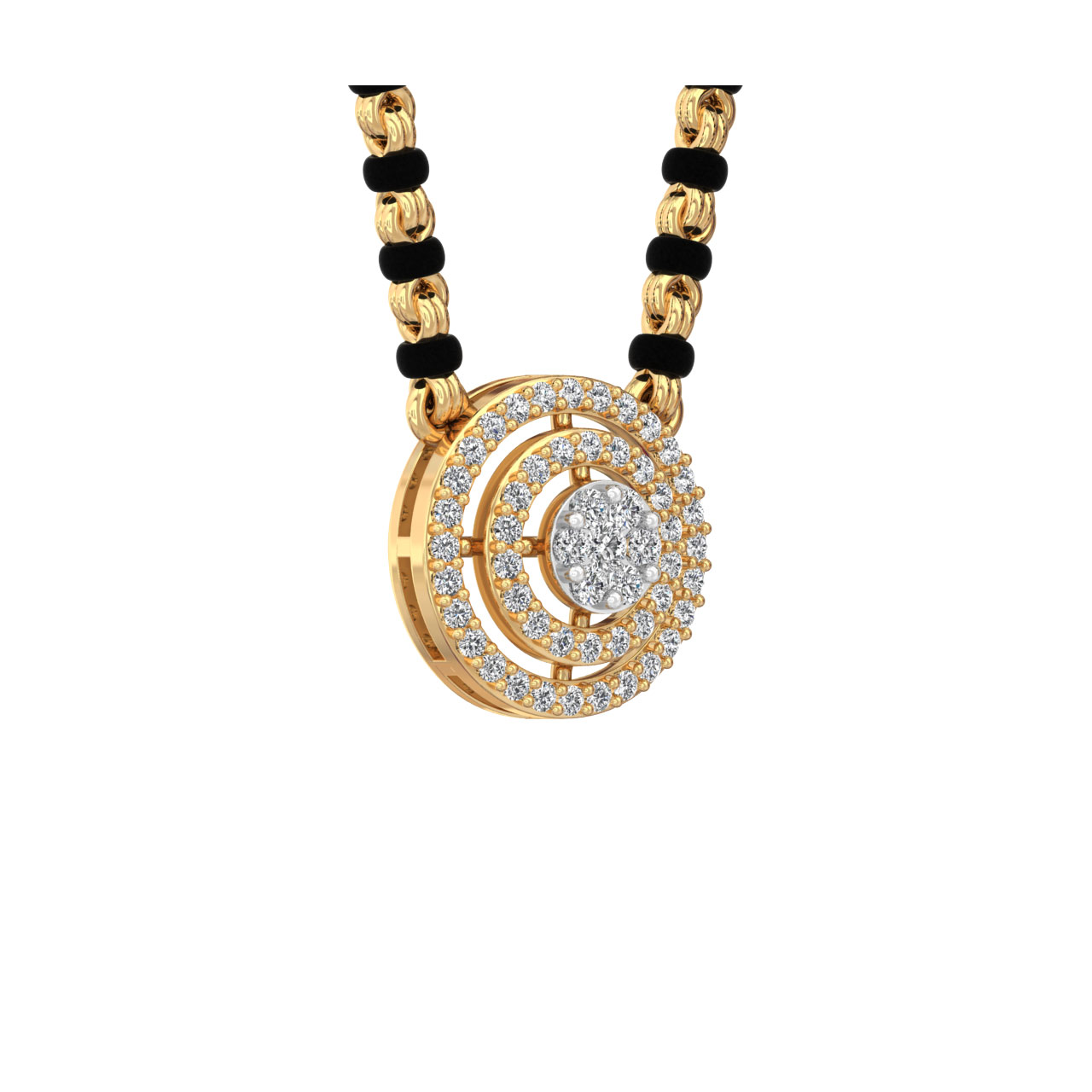 Eddie Round Diamond Mangalsutra