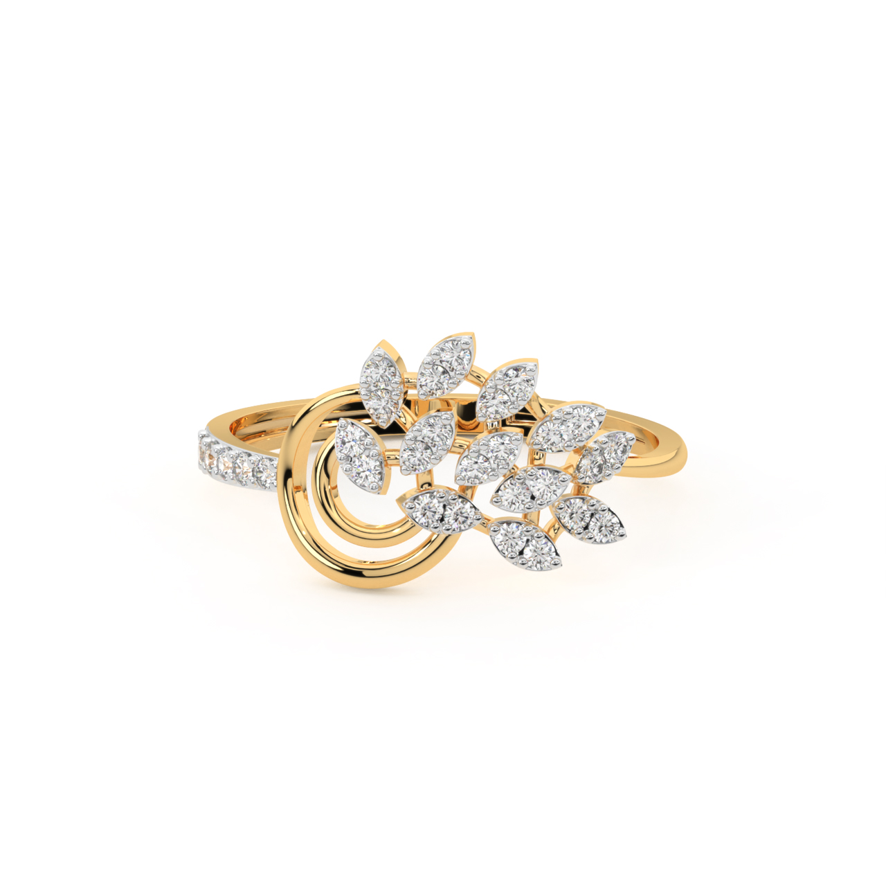 Twinkling Charming Diamond Ring