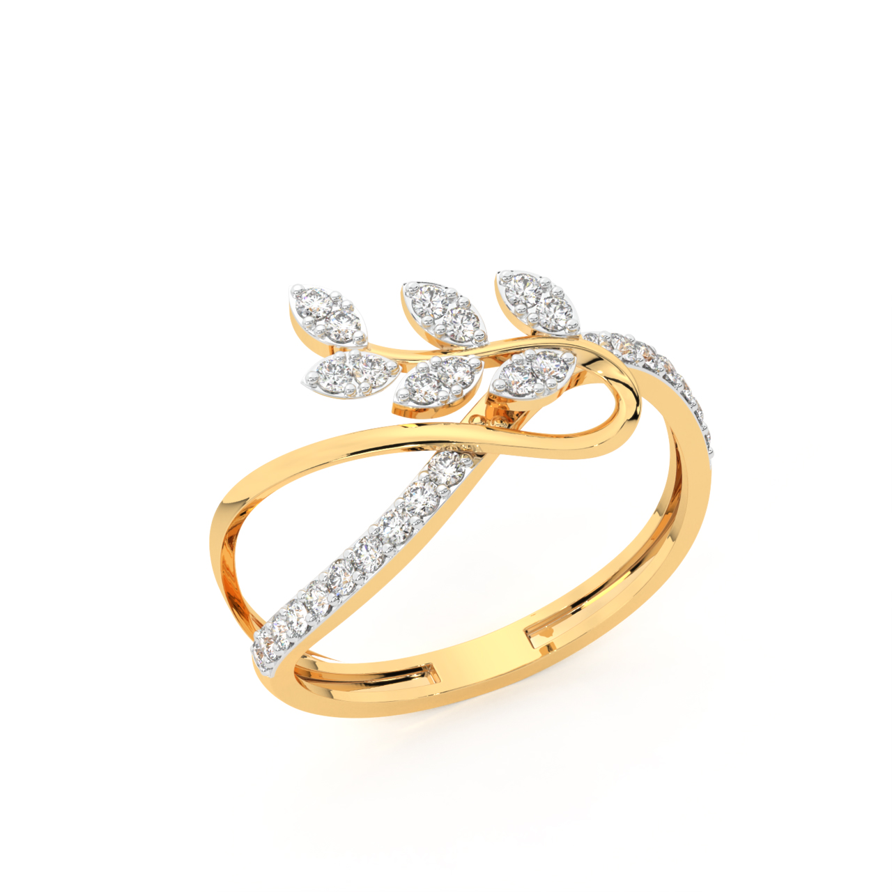 American Diamond Rings for Female | American Diamond Finger Ring by Niscka