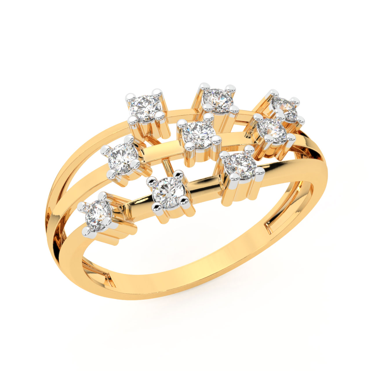 Mirai Round Diamond Engagement Ring