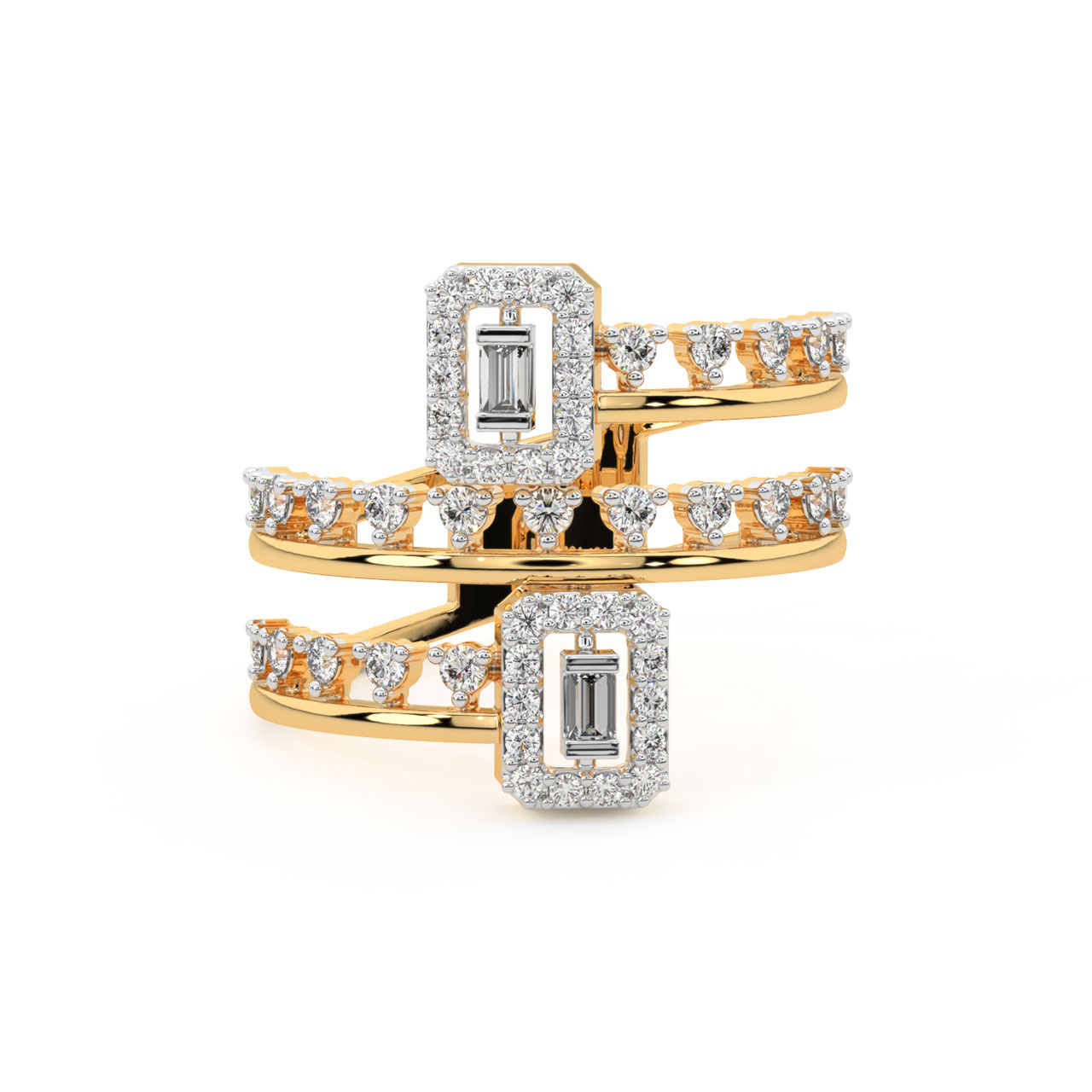 Abhy Round Diamond Engagement Ring
