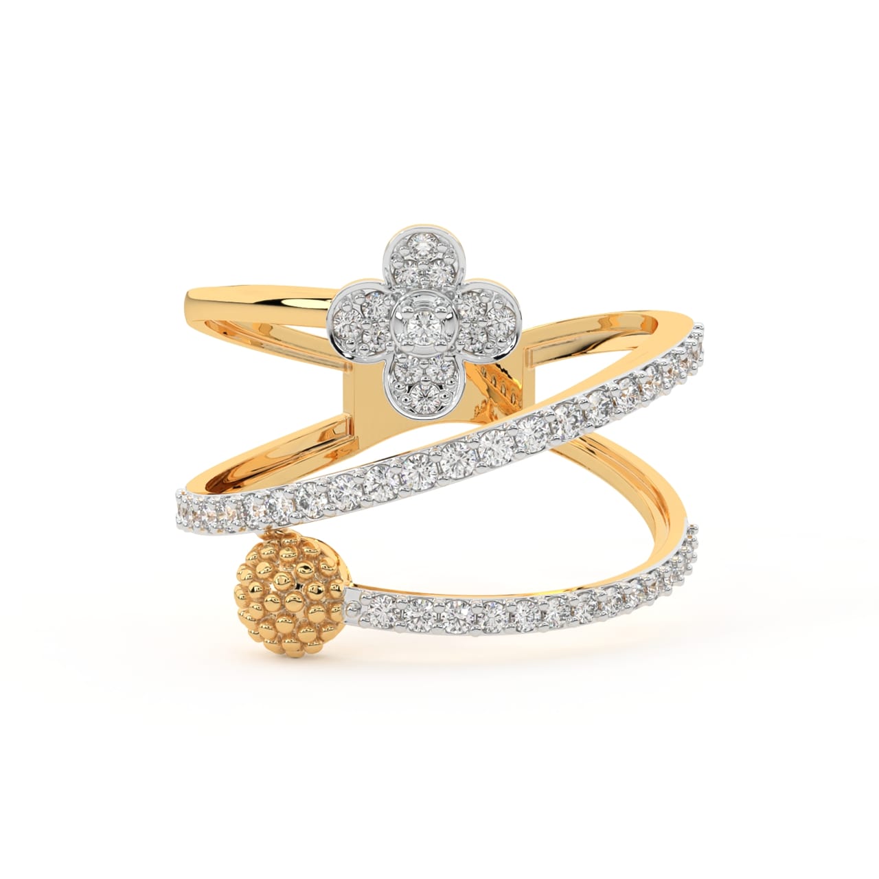 Odede Round Diamond Engagement Ring