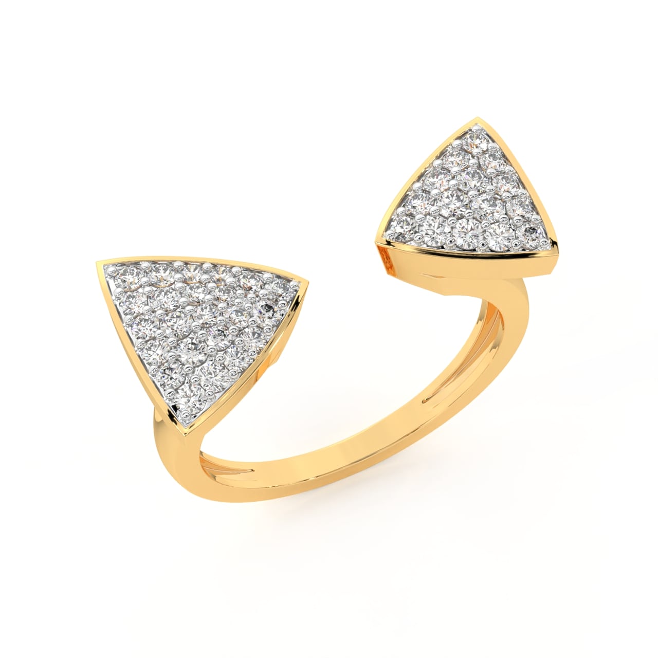 Poria Round Diamond Engagement Ring