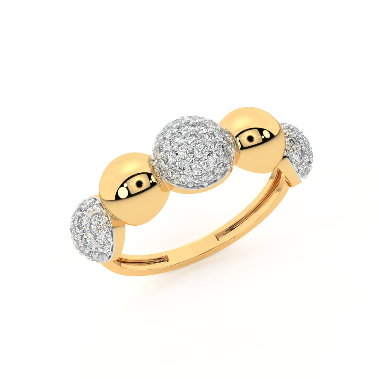 Yahaira Round Diamond Engagement Ring