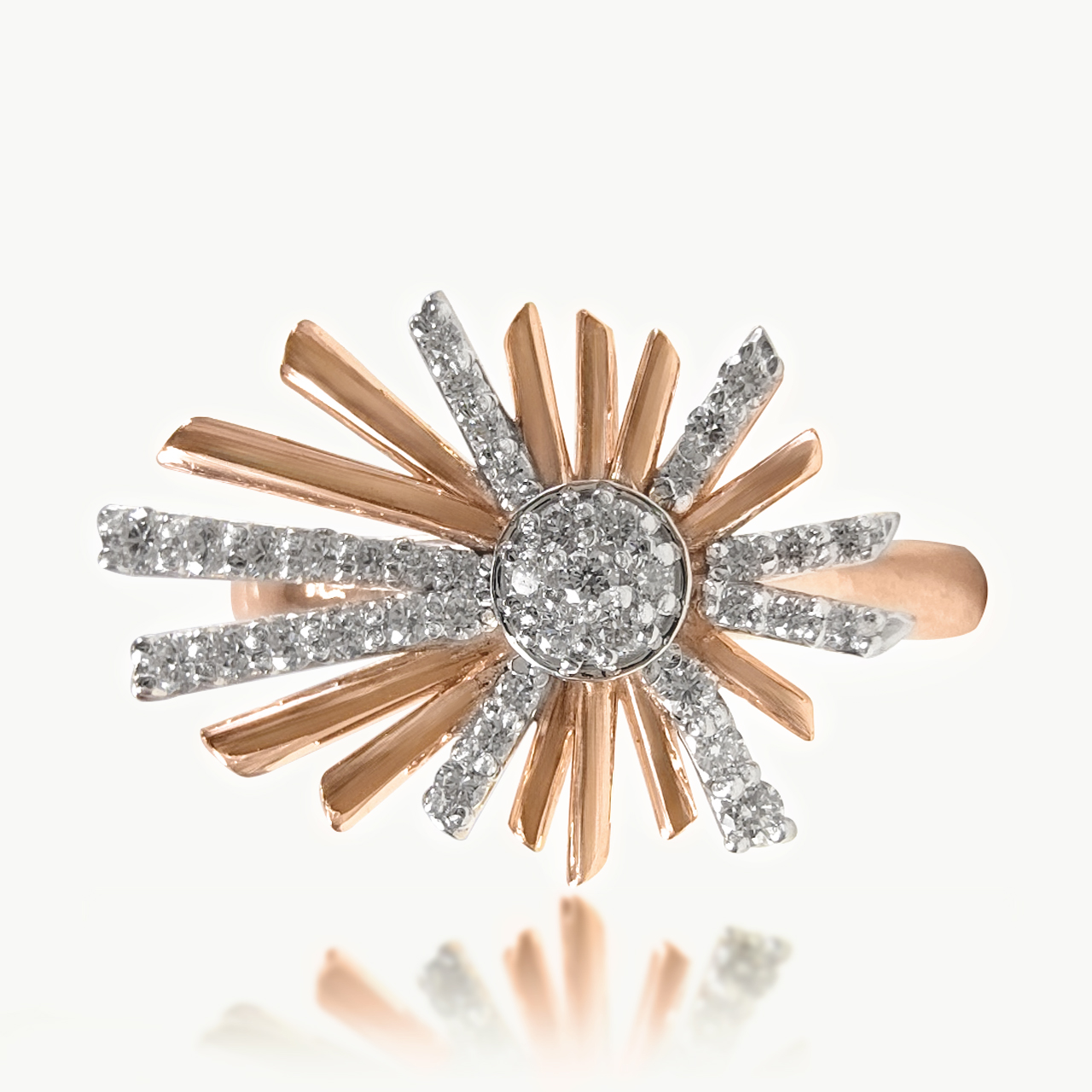 Sparkling Diamond Cocktail Ring