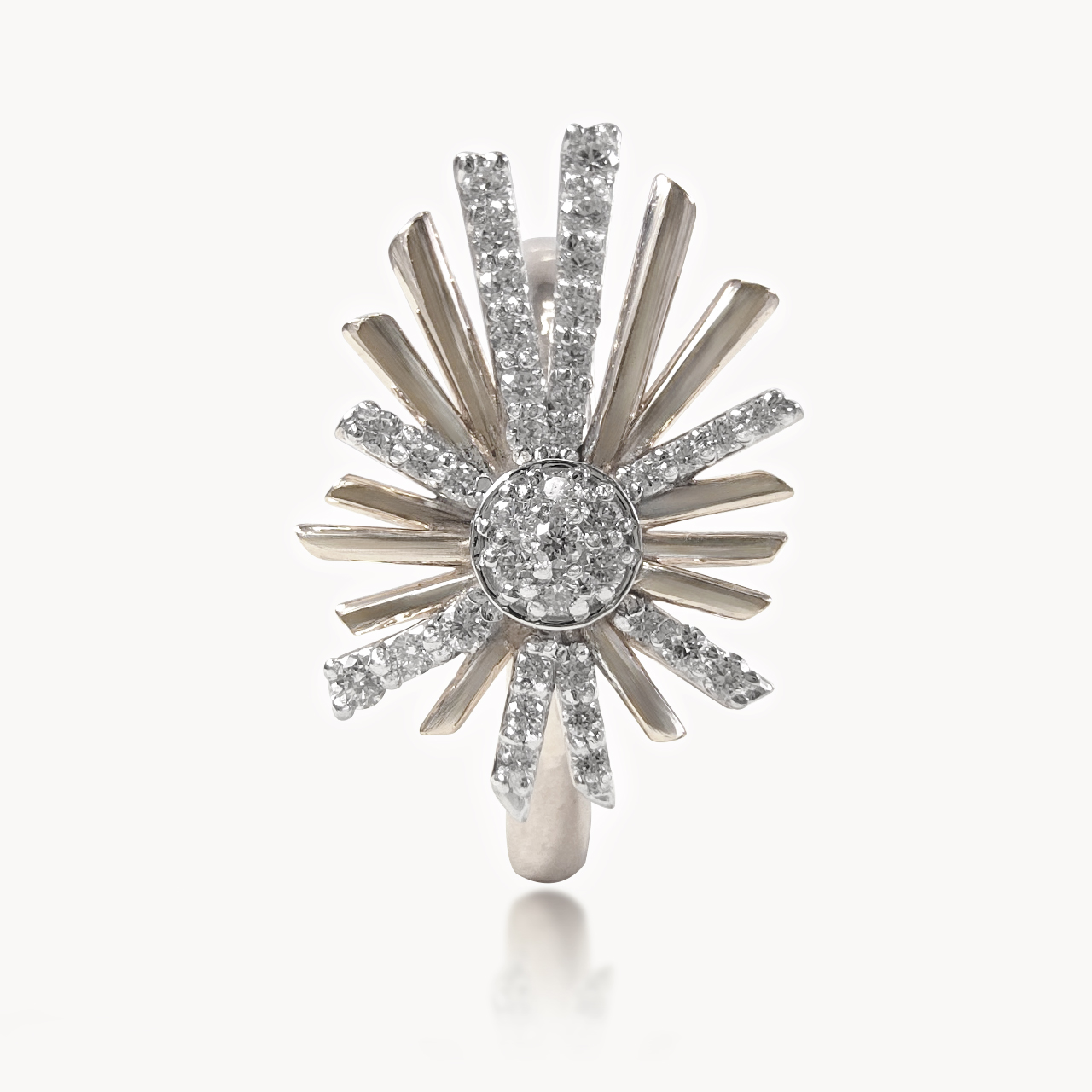 Sparkling Diamond Cocktail Ring