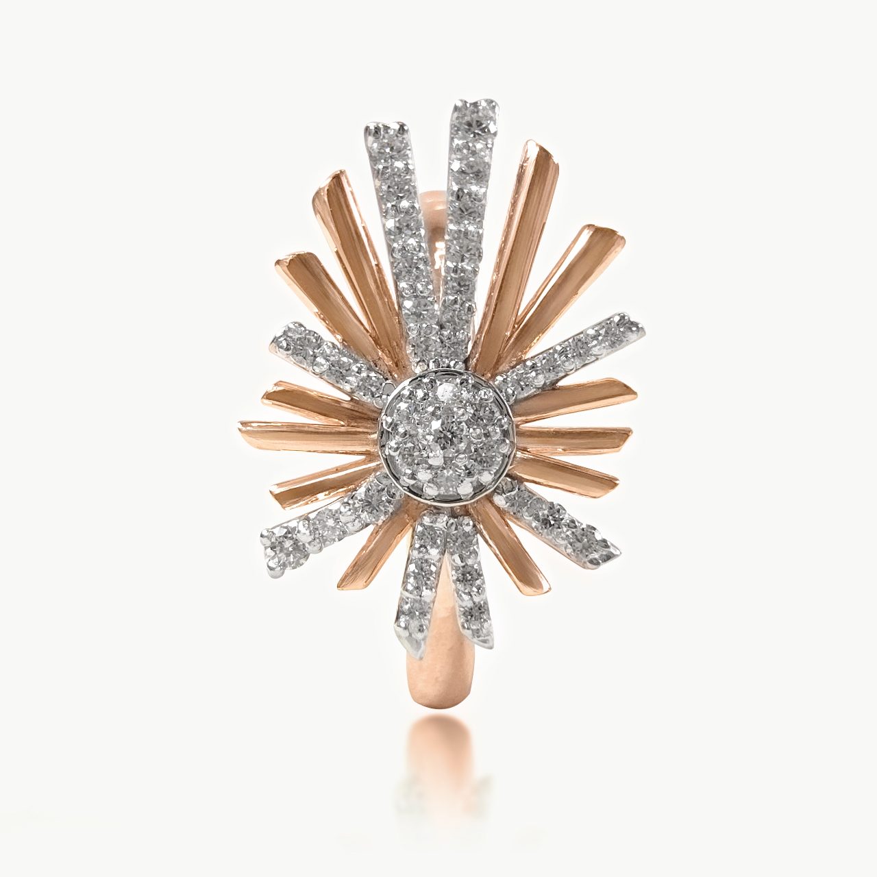 Sparkling Diamond Cocktail Ring
