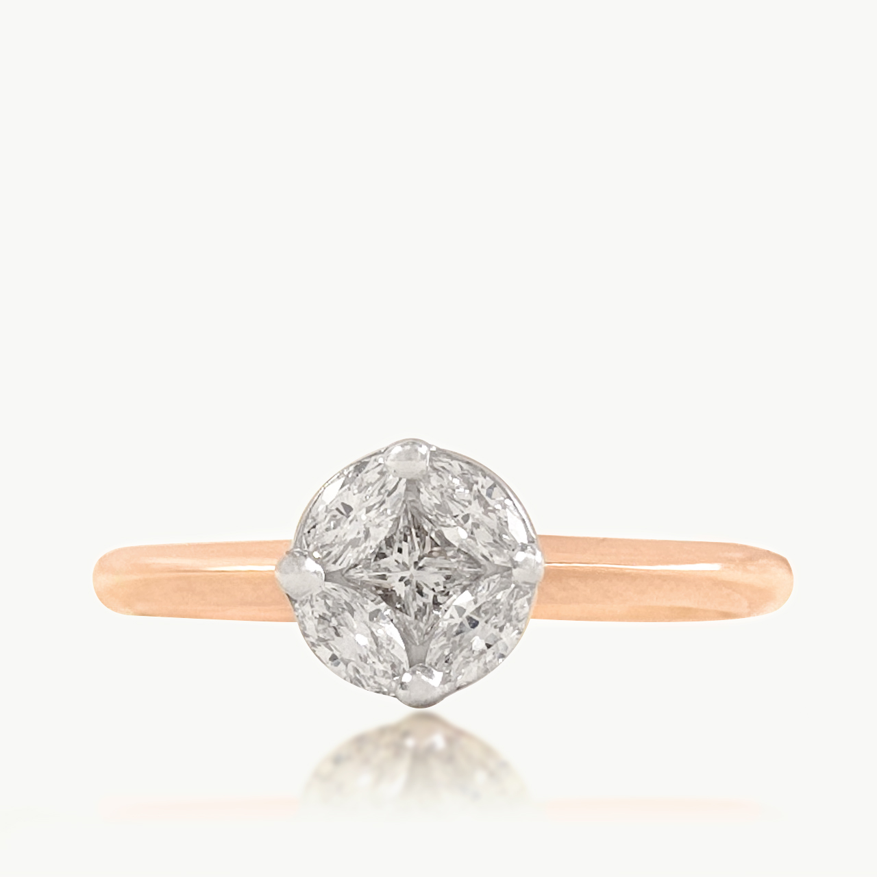 Designer Cluster Diamond Ring