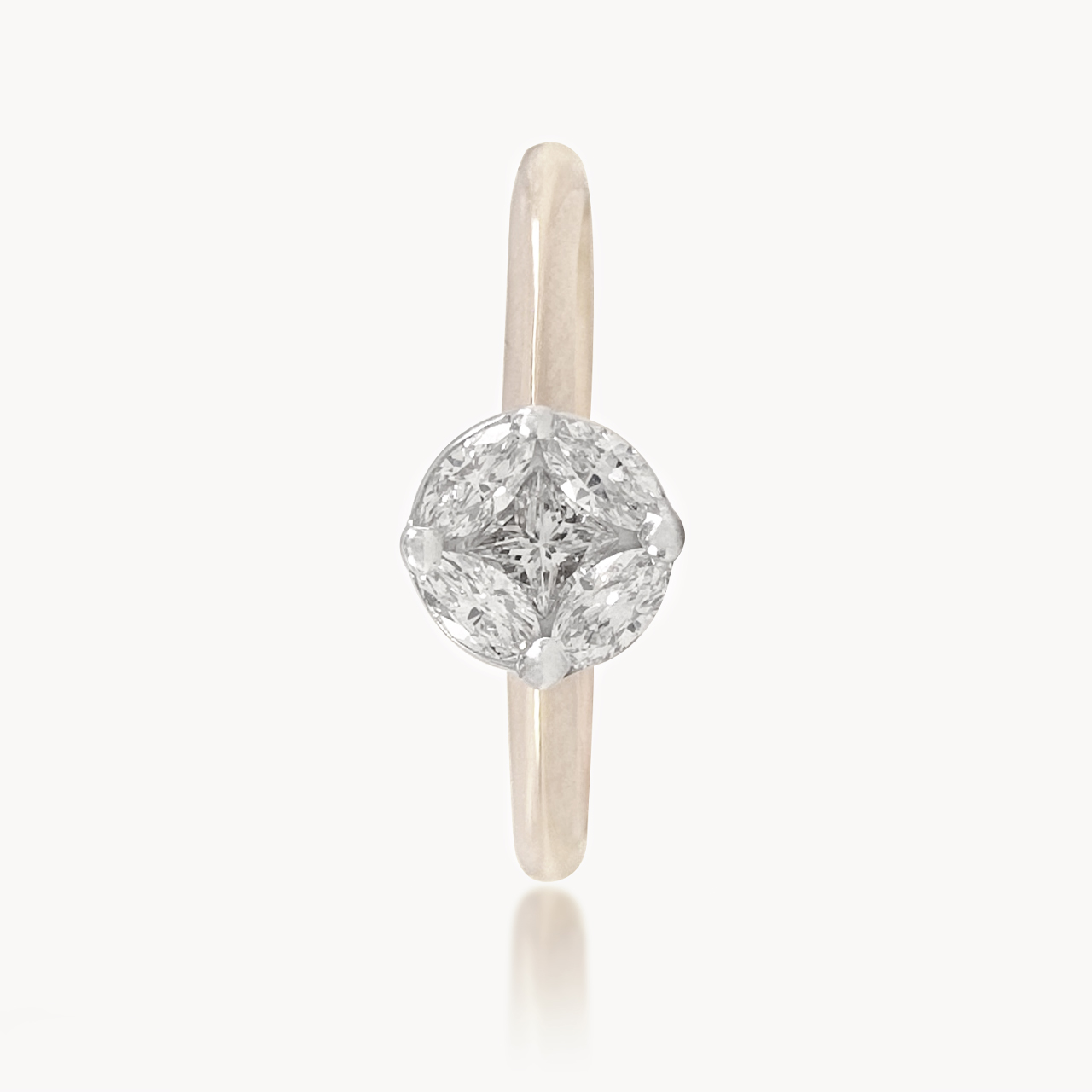 Designer Cluster Diamond Ring