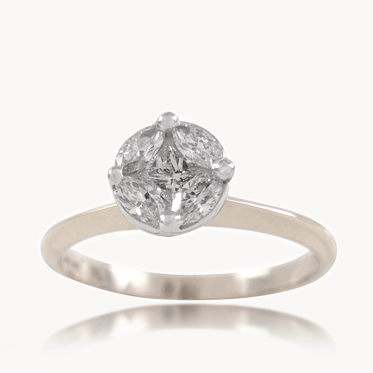Designer Cluster Diamond Ring