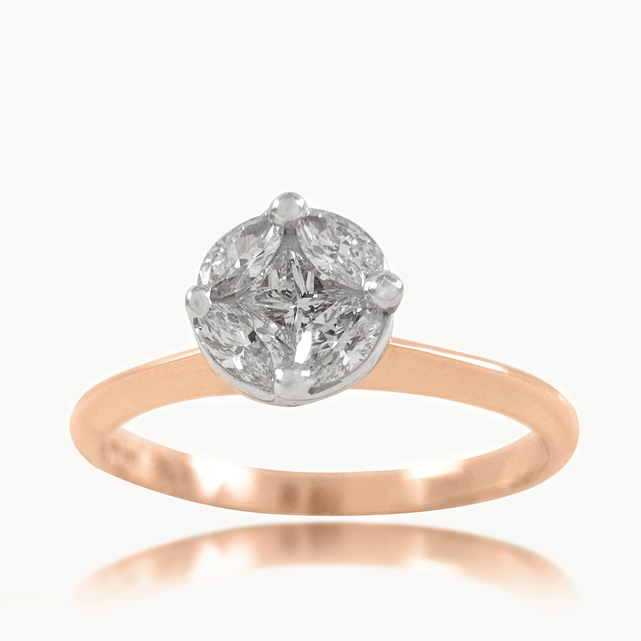 Designer Cluster Diamond Ring