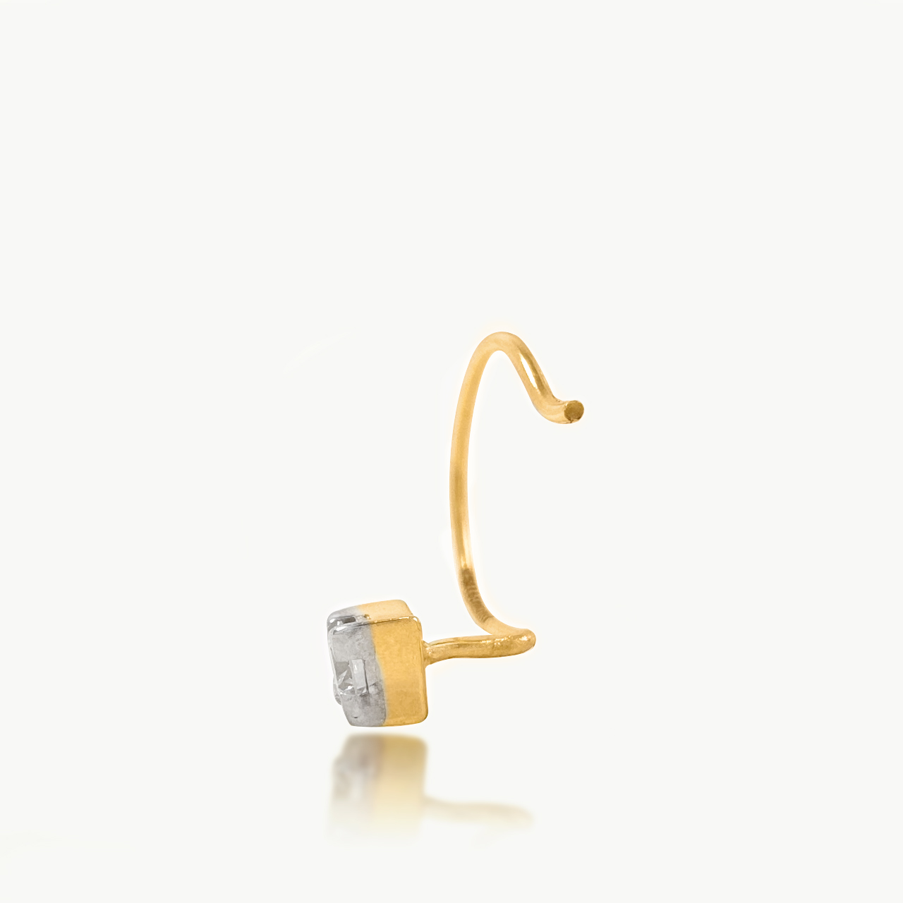 Prism Point Diamond Nosepin