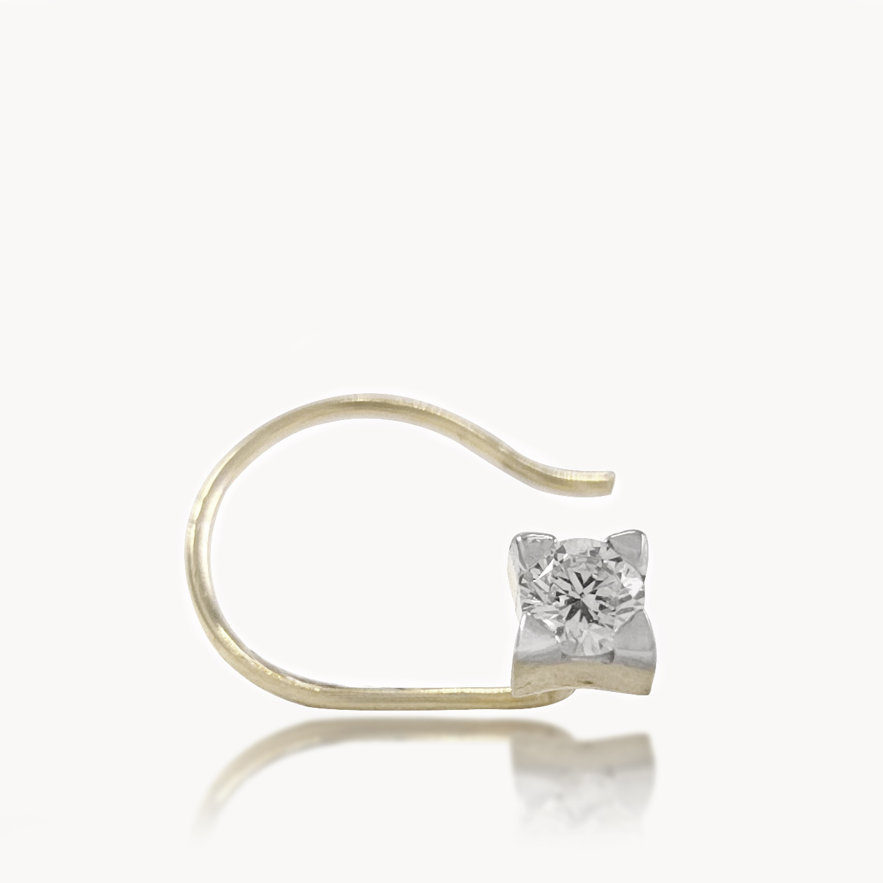 Prism Point Diamond Nosepin