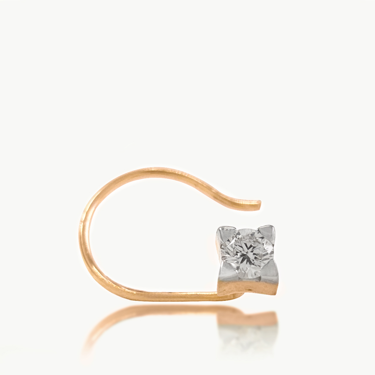 Prism Point Diamond Nosepin