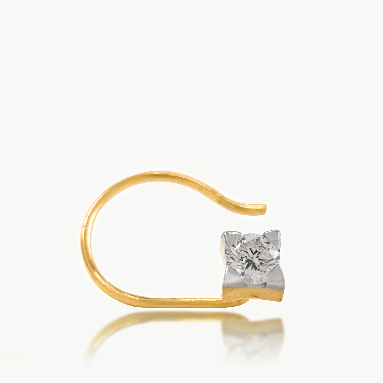 Prism Point Diamond Nosepin
