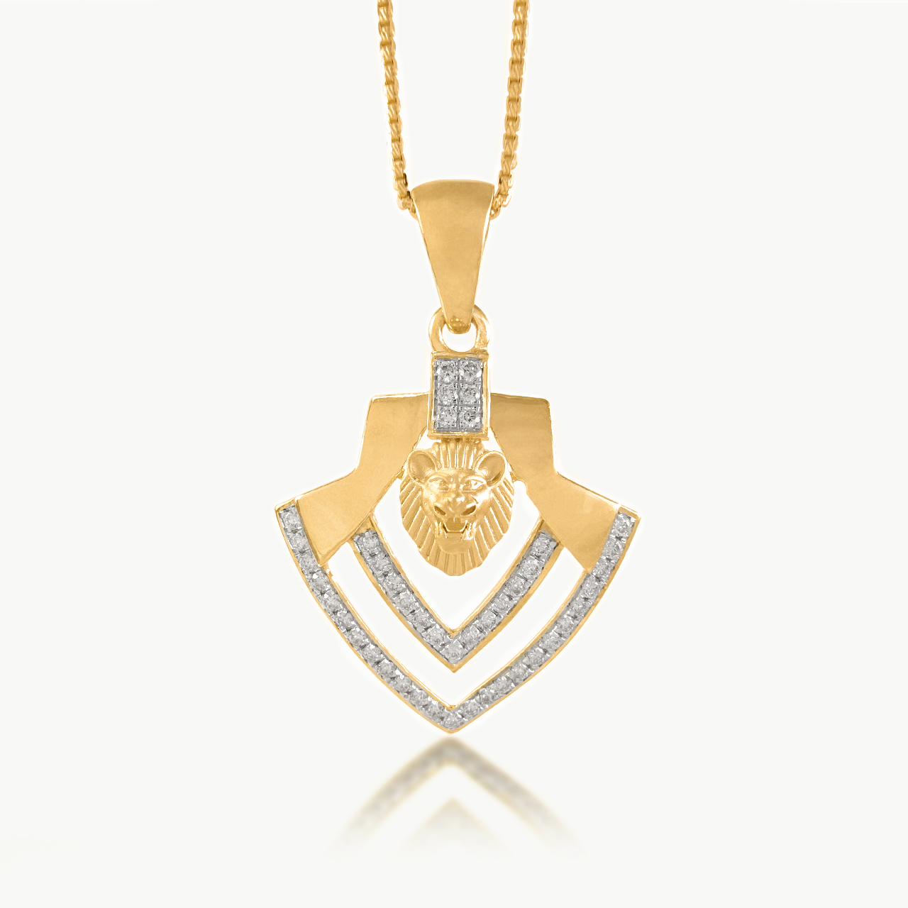 Arya Lion Diamond Pendant