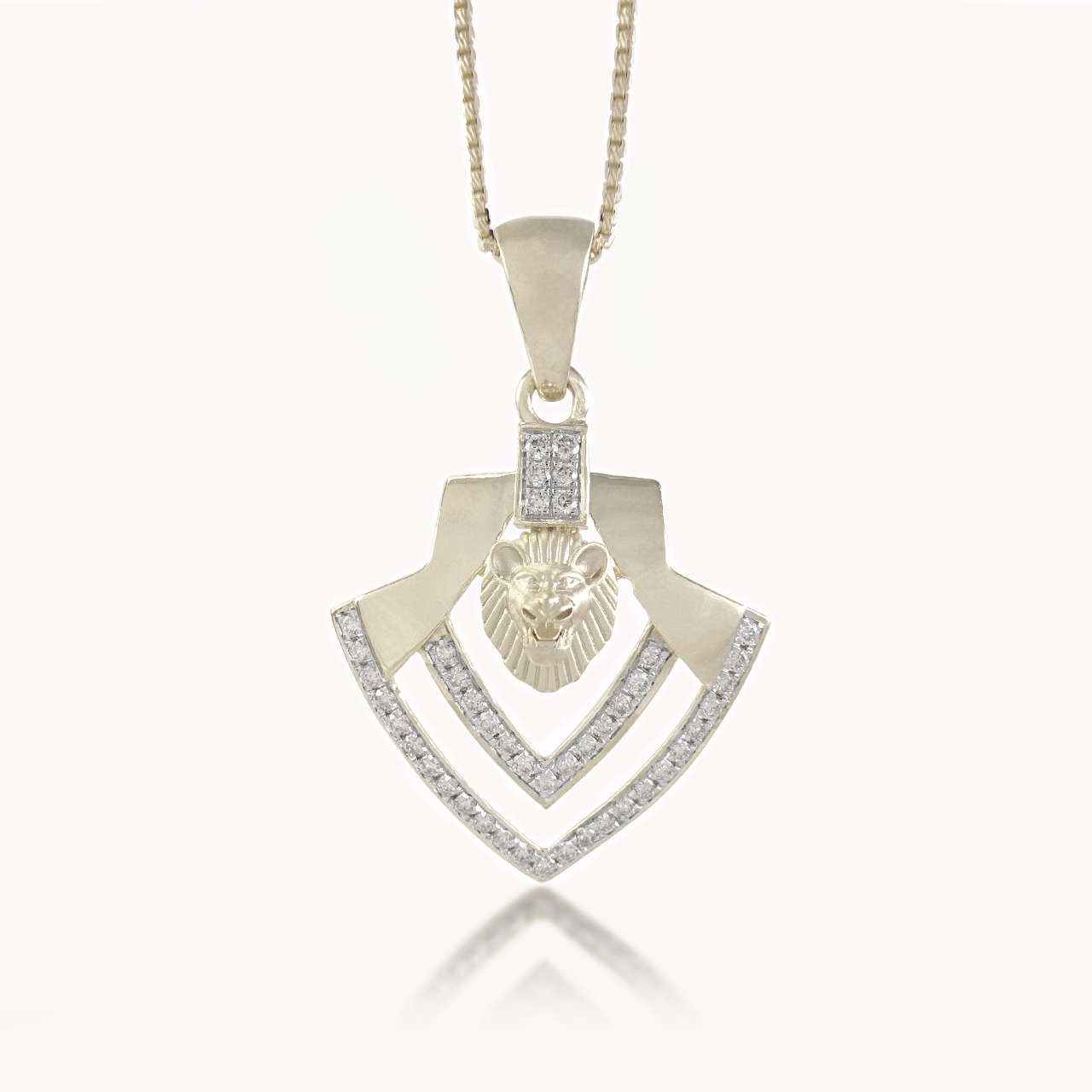 Arya Lion Diamond Pendant