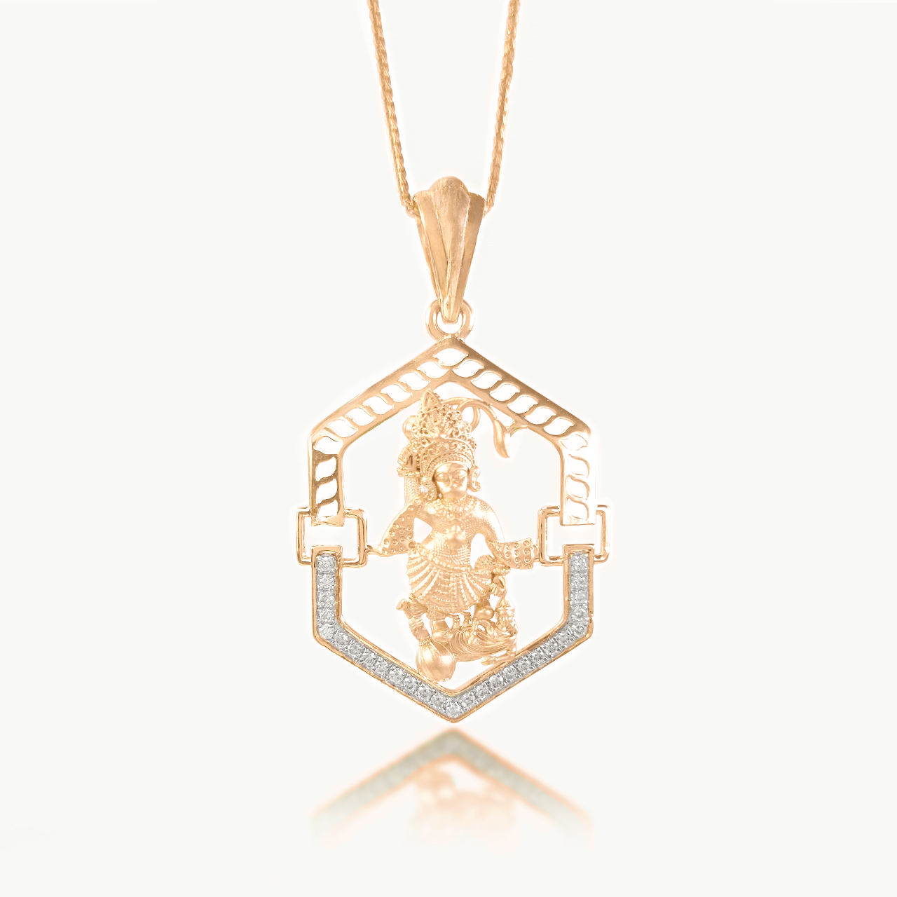 Chiranjeevi Diamond Pendant