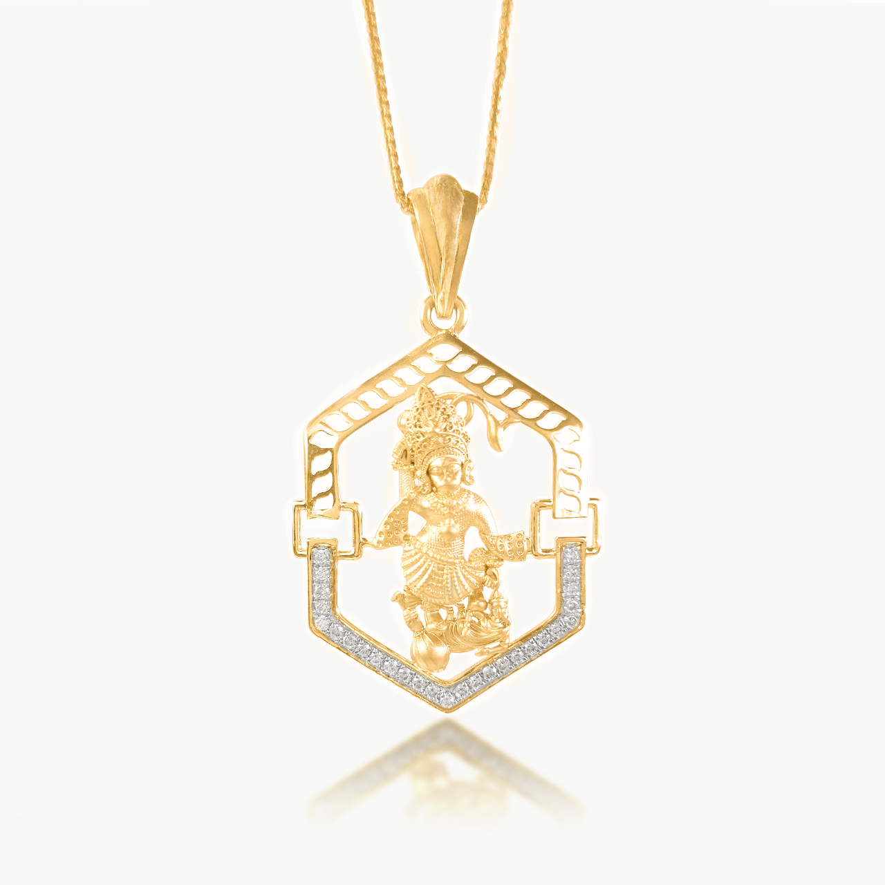 Chiranjeevi Diamond Pendant