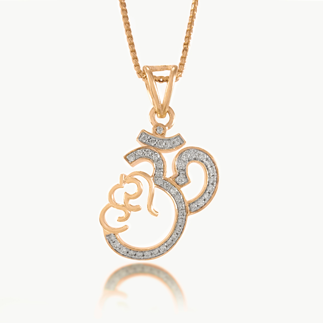 Omkar Diamond Pendant