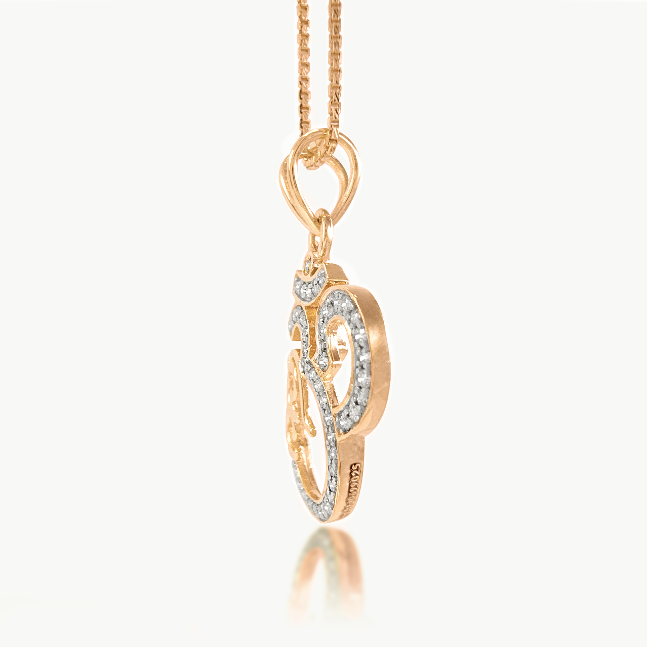 Omkar Diamond Pendant
