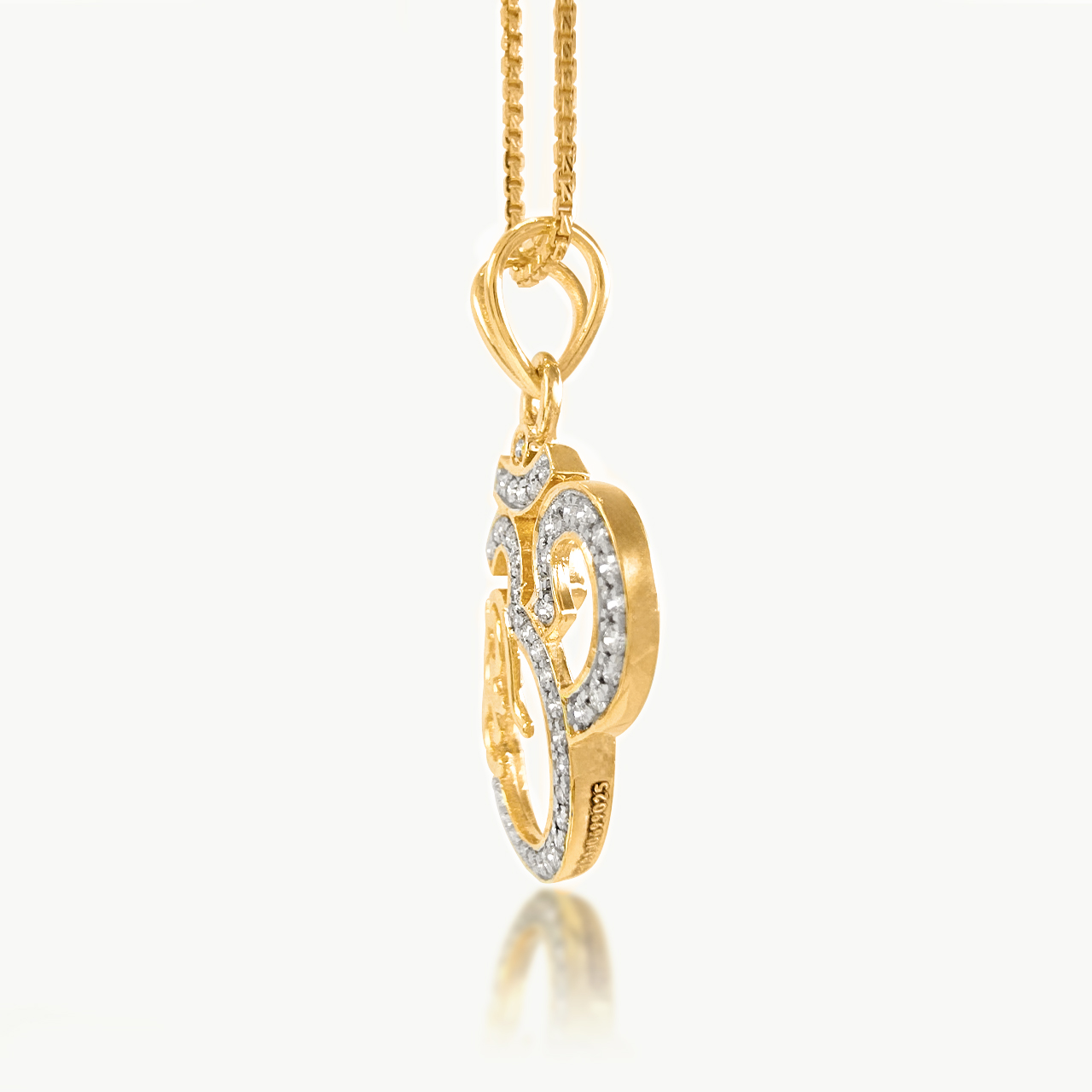 Omkar Diamond Pendant