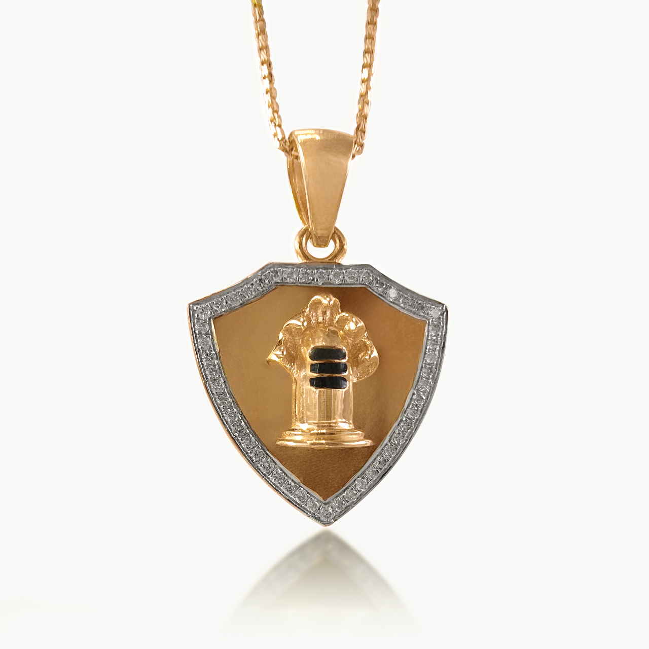 JyotirLingam Diamond Pendant