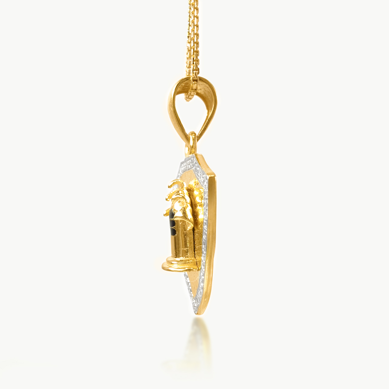 JyotirLingam Diamond Pendant