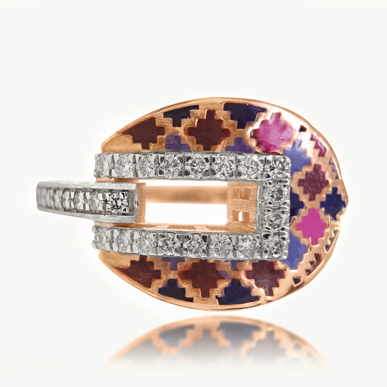 Mystic Maze Diamond Ring
