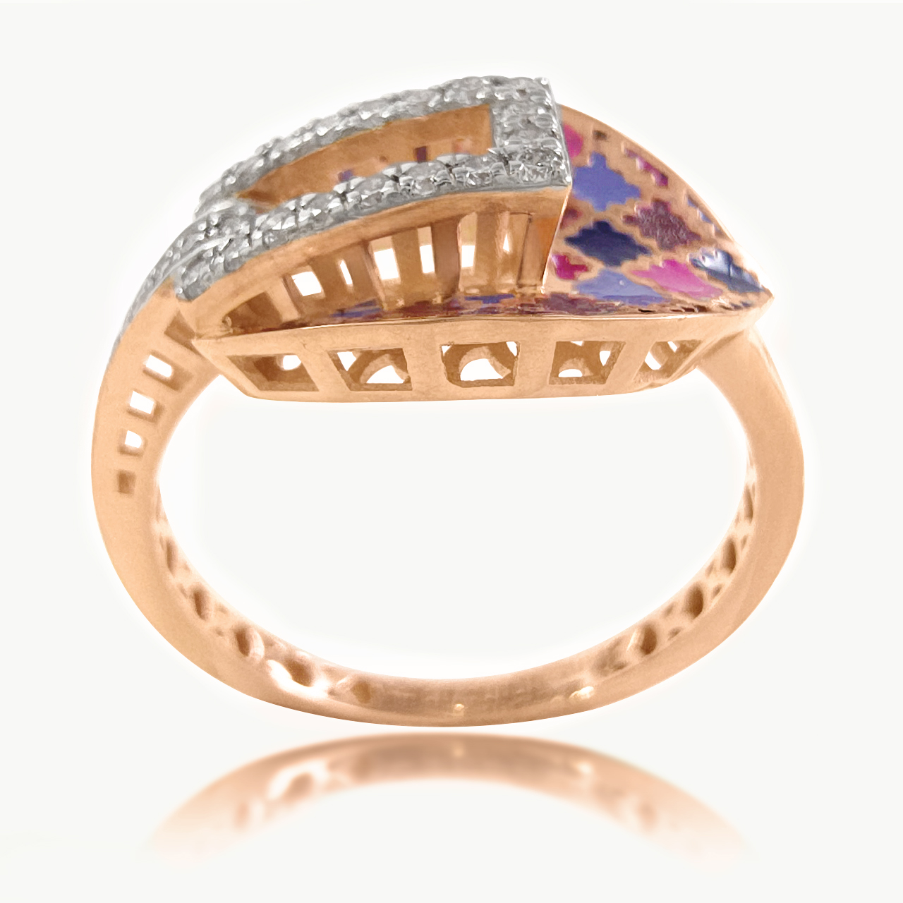 Mystic Maze Diamond Ring