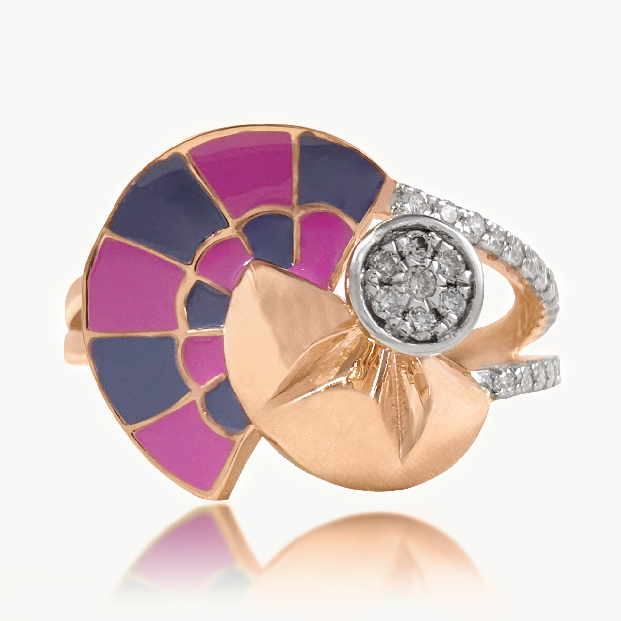 Lunar Glow Diamond Ring