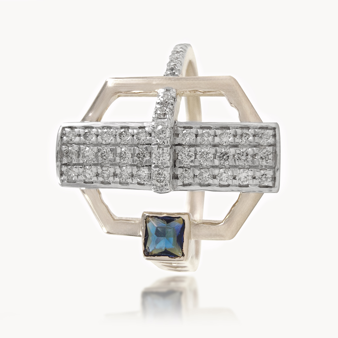 Eclipse Edge Diamond Ring